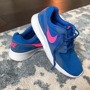 Nike blue and pink sneakers